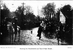 Edward VII Accession 1901 Market Cross